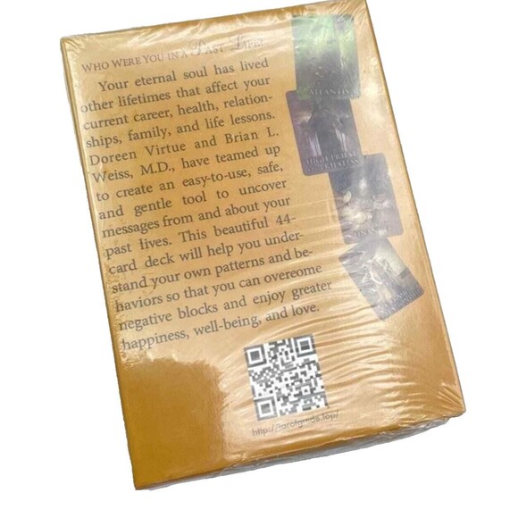 Past Life Oracle Cards with Guidebook, 44 Tarot Deck with E-Guidebook, Pocket Ed - Picture 7 of 10
